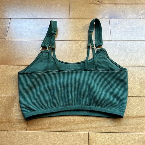 NWOT Aerie Ribbed Seamless Longline Bralette - Picture 3 of 4